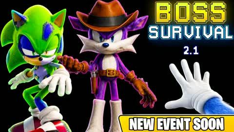 SONIC CITY - BOSS SURVIVAL — Fortnite Creative Insel