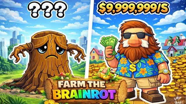 FARM THE BRAINROT 🔊 Mic On