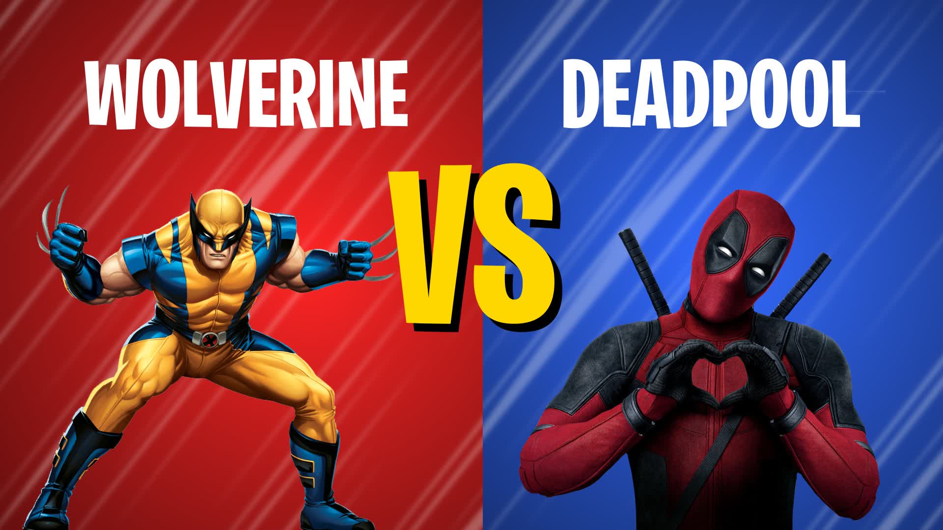 DEADPOOL VS WOLVERINE🔴🔵