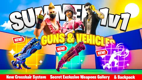 🥵 SUMMER ALL GUNS & VEHICLES 1v1 🏖️