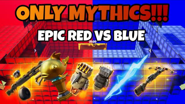 EPIC RED VS BLUE: MYTHIC VERSION!