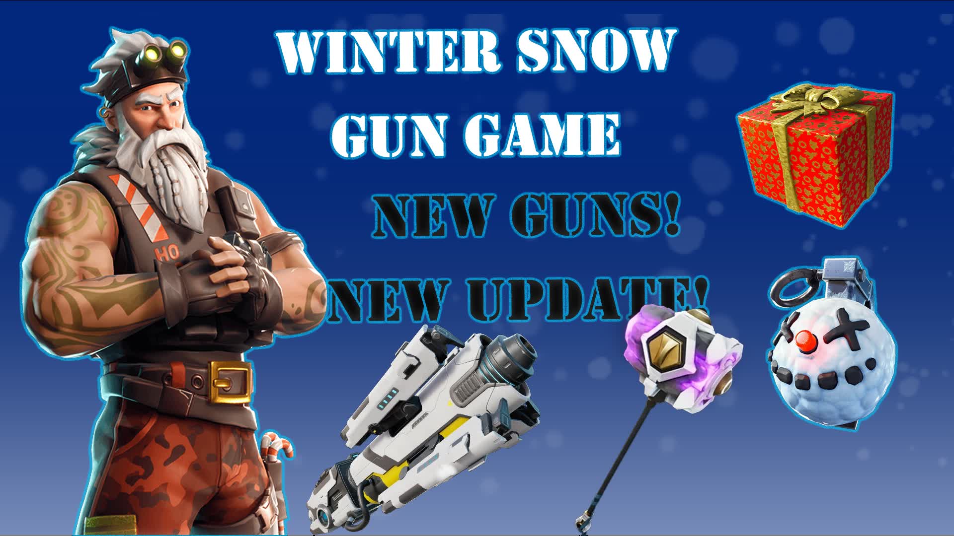 Winter Snow Gun Game