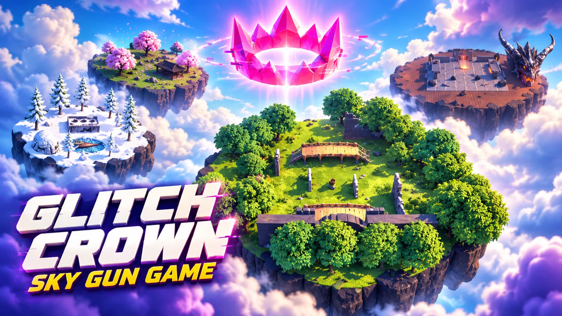 GLITCH CROWN: SKY GUN GAME