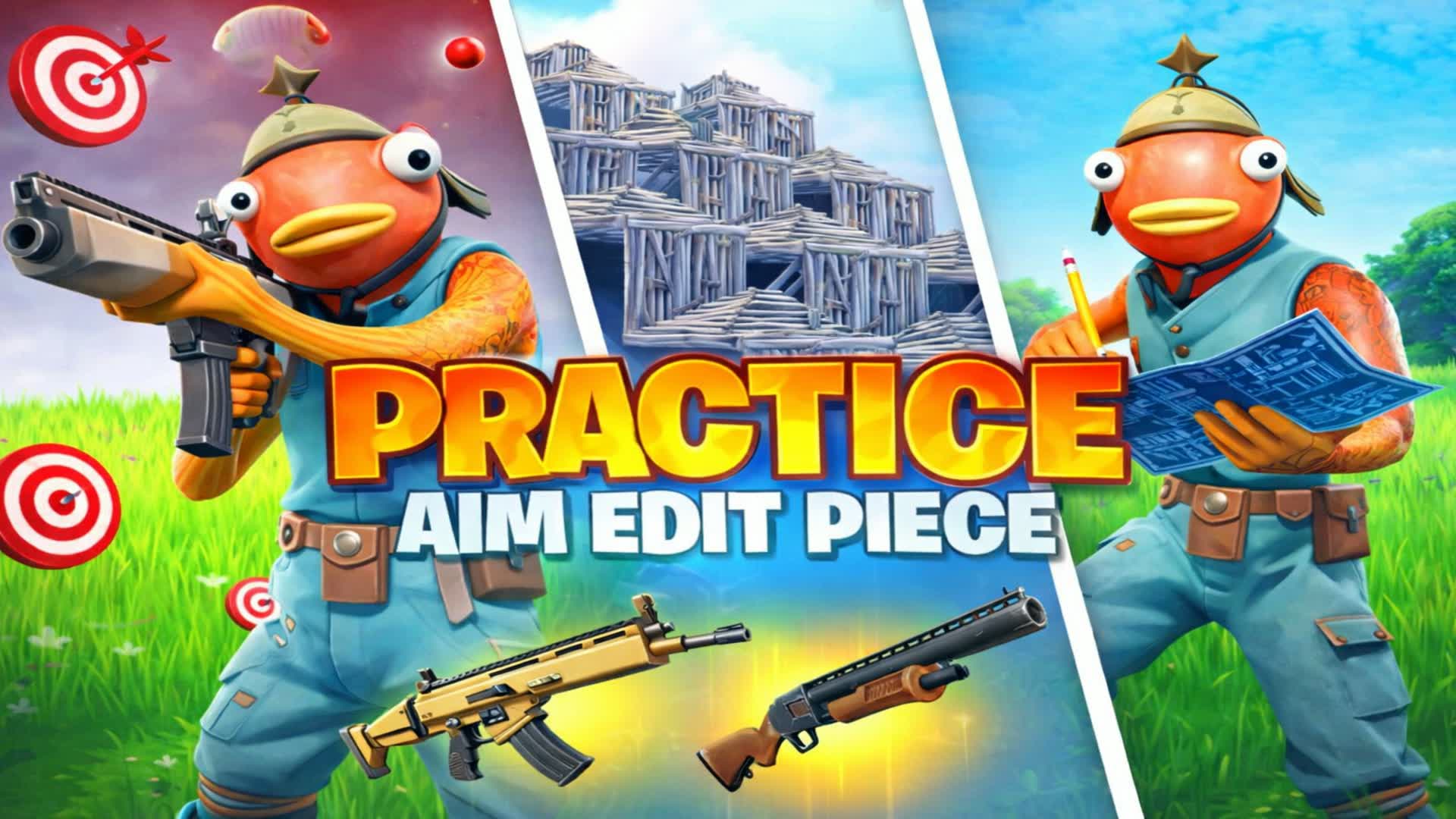 エイムと編集を組み合わせた練習 リロードあり 1対1のランキング戦