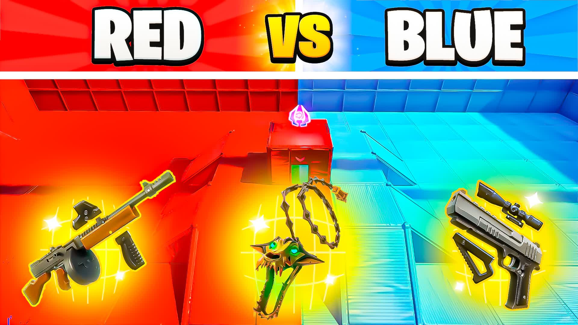 CRAZY RED VS BLUE 🔴🔵