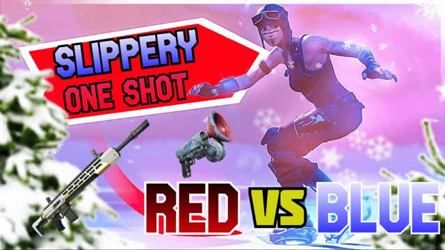 đ”đŽSLIPPERY RED VS BLUE ONE SHOTđŽđ”