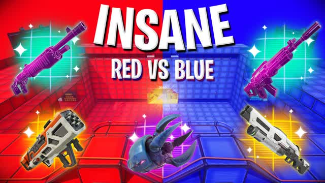 INSANE RED VS BLUE 🔴🔵 BATTLE