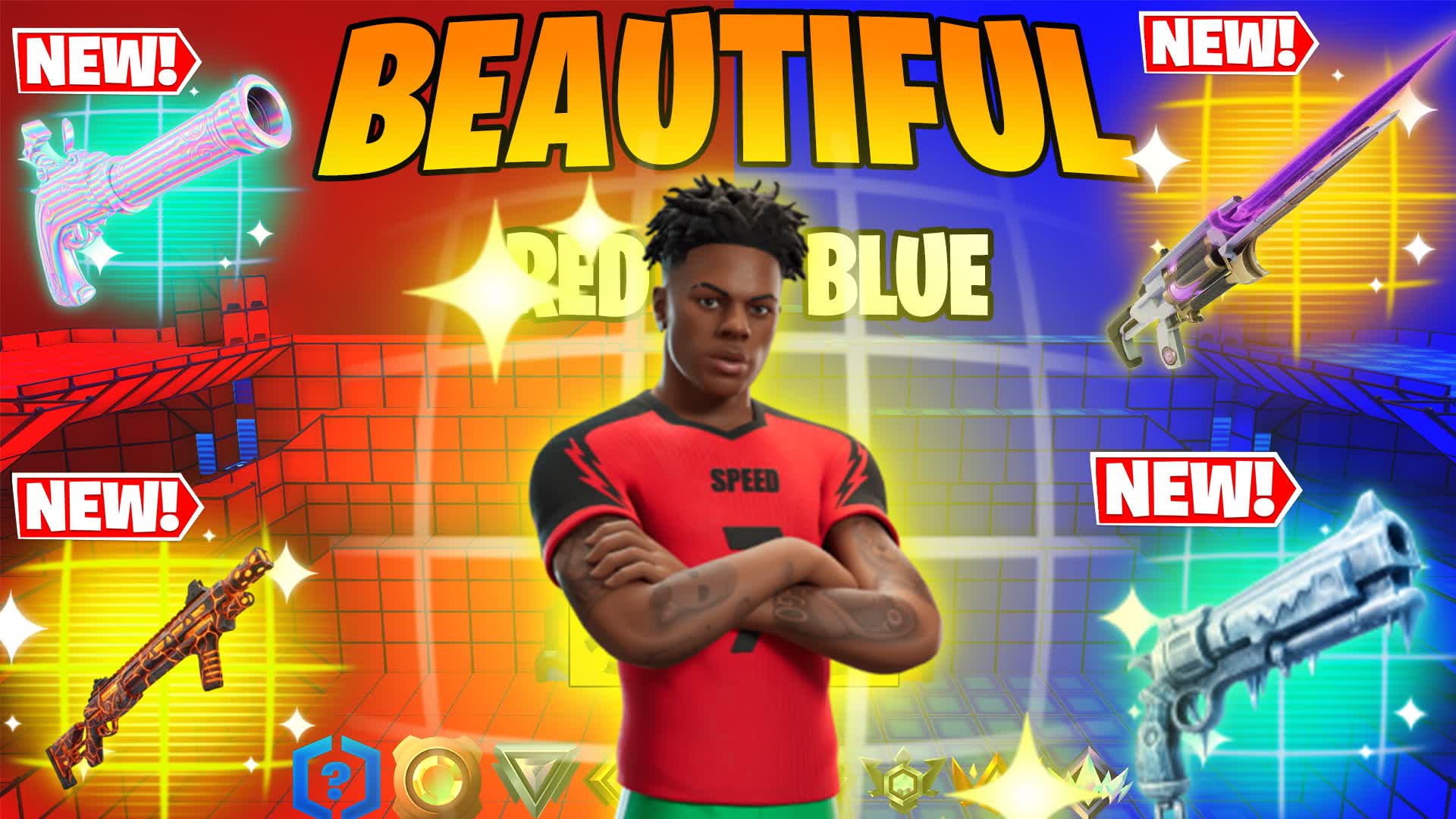 ⭐THE BEAUTIFUL⭐ 🔴RED VS BLUE🔵 RANKED🏆