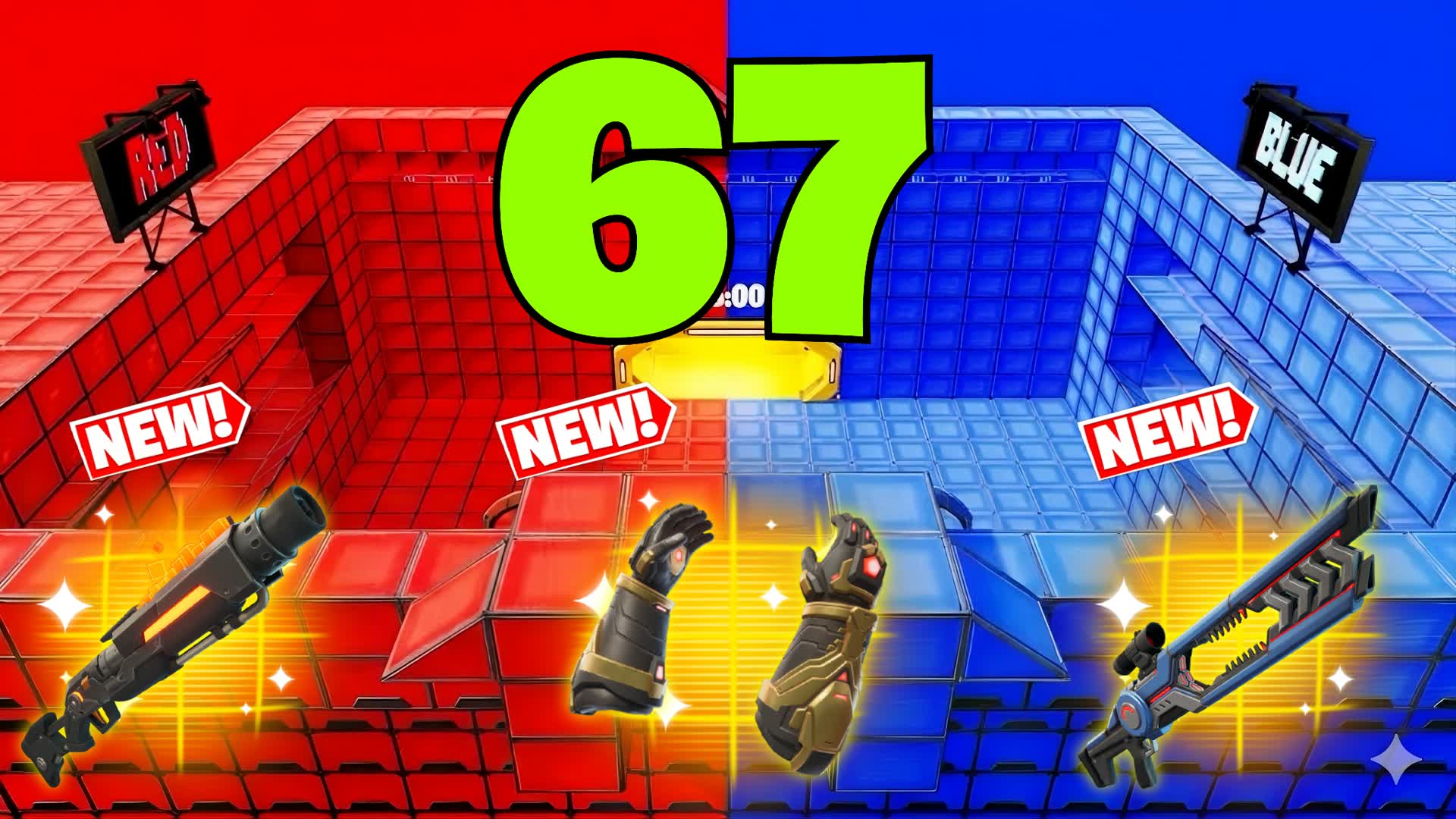 オーラ67 レッドVSブルー🔵🔴ファッションショー！