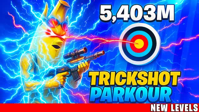 EASY 101 LEVELS TRICKSHOT PARKOUR🎯​