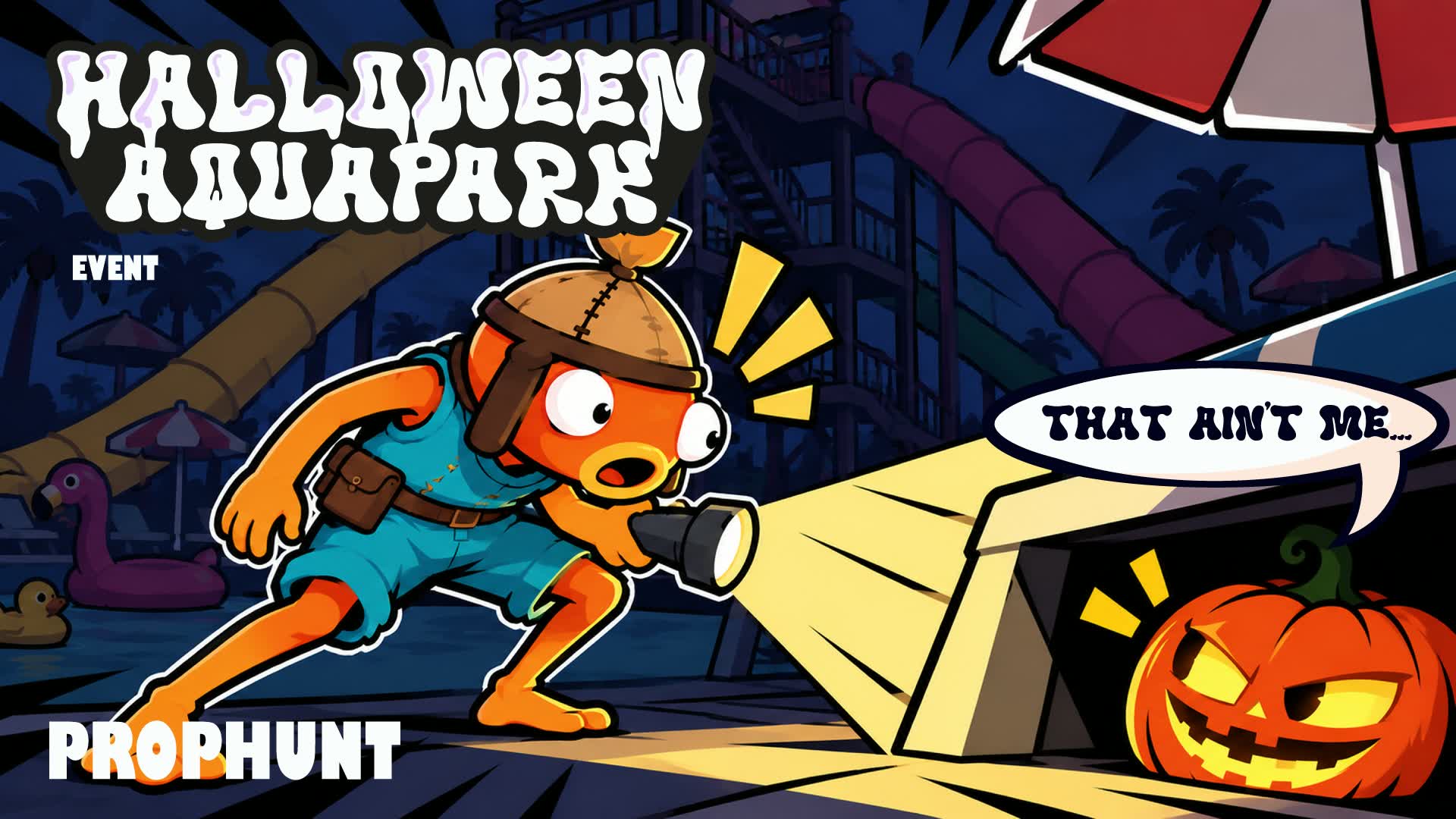PROP HUNT AQUAPARK HALLOWEEN🎃