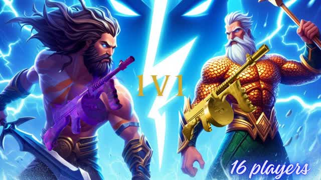 1V1 MYTHICAL WEAPONS 16 PLAYERS