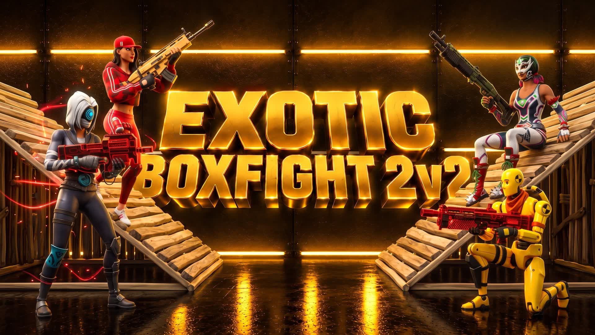 EXOTIC BOX FIGHT 2v2 - Fortnite island 1799-0810-3091 by GoldenDark555