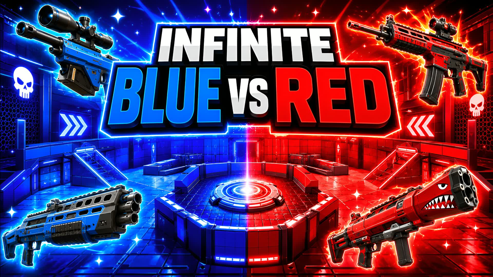 INFINITE BATTLE BLUE vs RED 🔴🔵