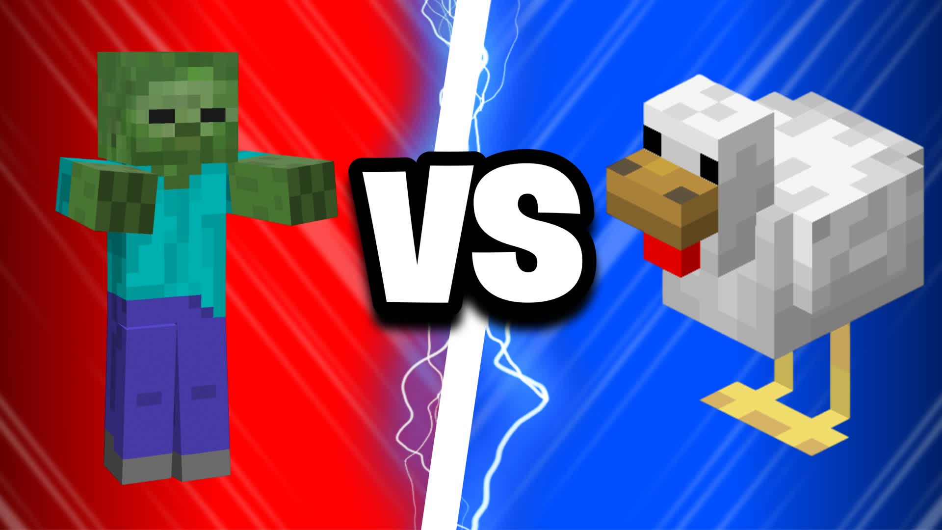 ZOMBIE VS CHICKEN 🔴🔵