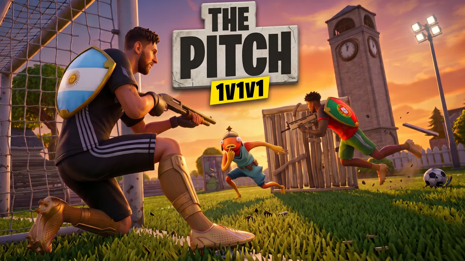 ザ・ピッチ 1v1v1 スクリムピッチ ⚽