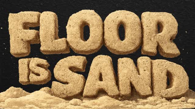 FLOOR IS SAND⏳Quick Easy Fun Desert Game