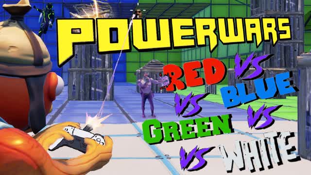 POWERWARS: Red vs Blue vs Green vs White
