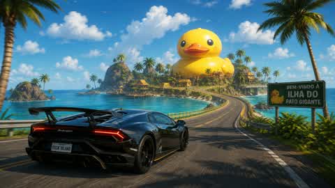 Giant Duck Walk