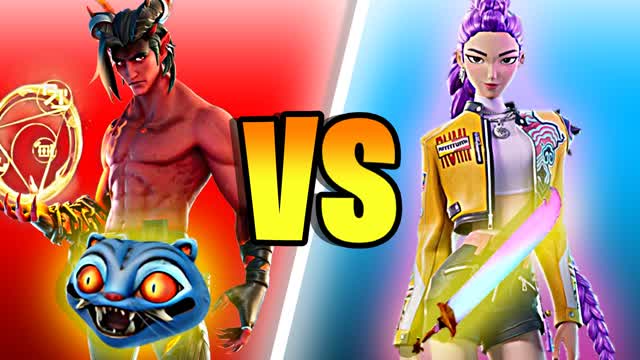 HALLOWEEN DEMON HUNTERS RED VS BLUE