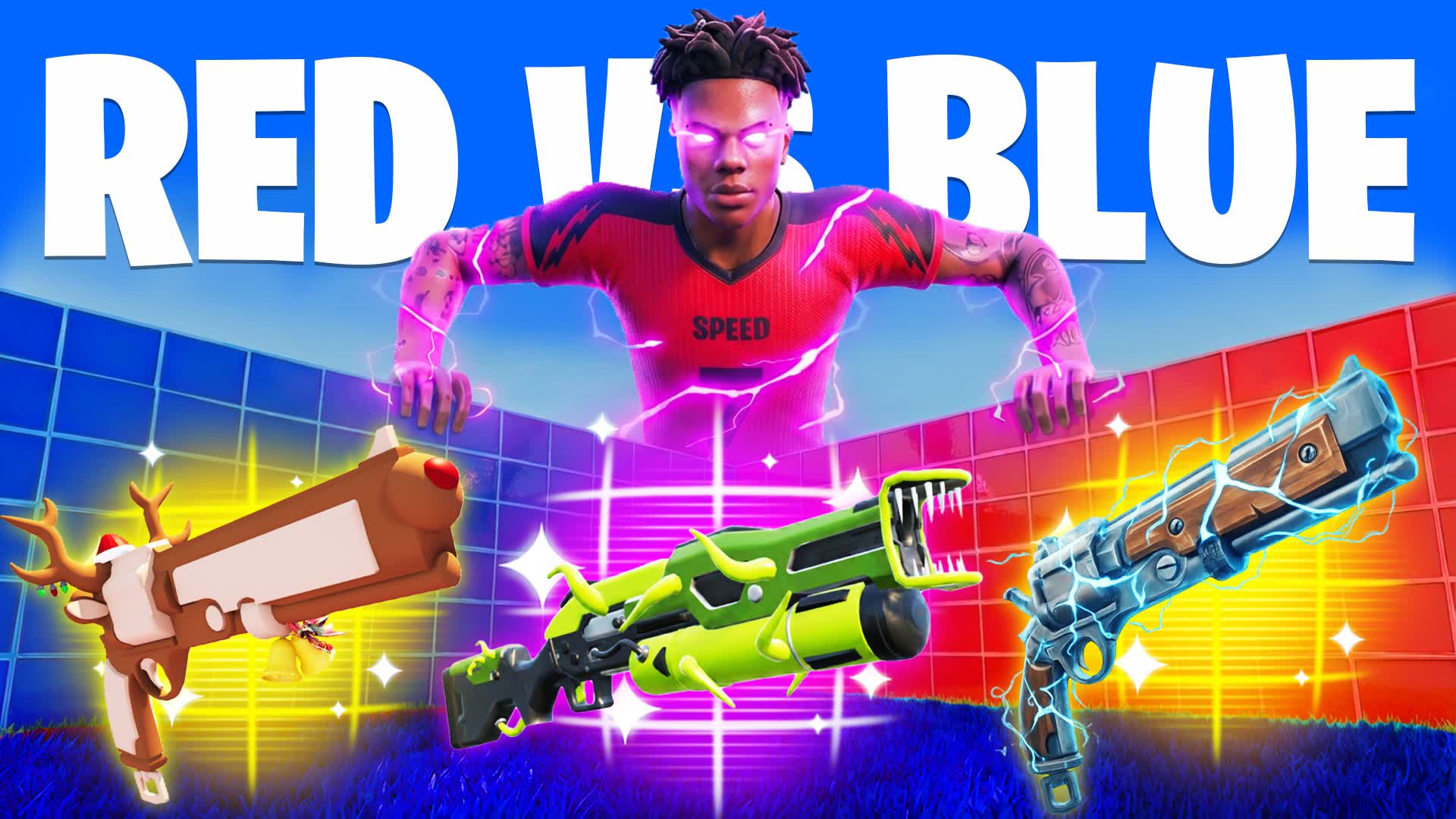 🔴SUPERGUNS RED VS BLUE🔵