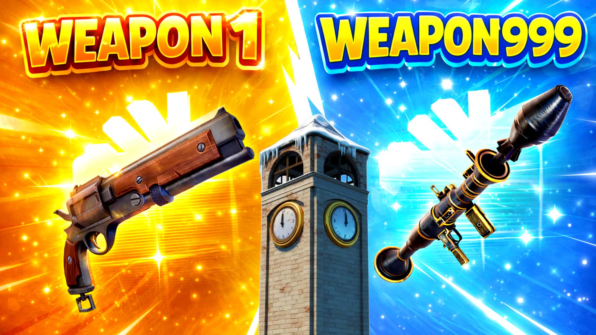 ⭐ ONE SHOT GUN GAME 🏹 TILTED TOWERS 🚀