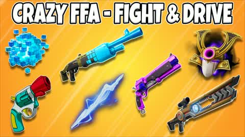 CRAZY FFA - ALL WEAPONS DRIVE FIGHT 🔥