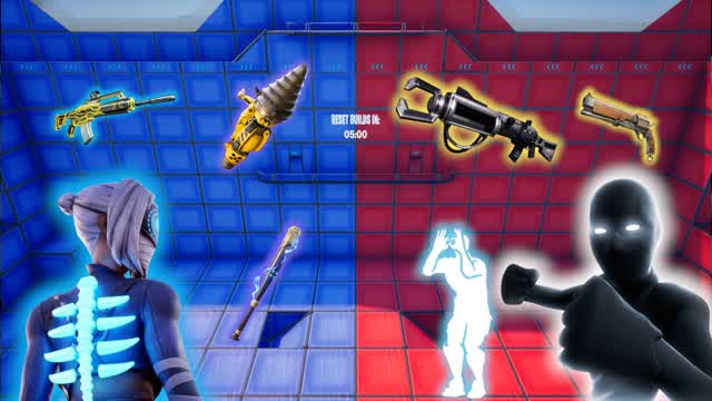 Amazing Red vs Blue 🔴🔵 (All Weapons)