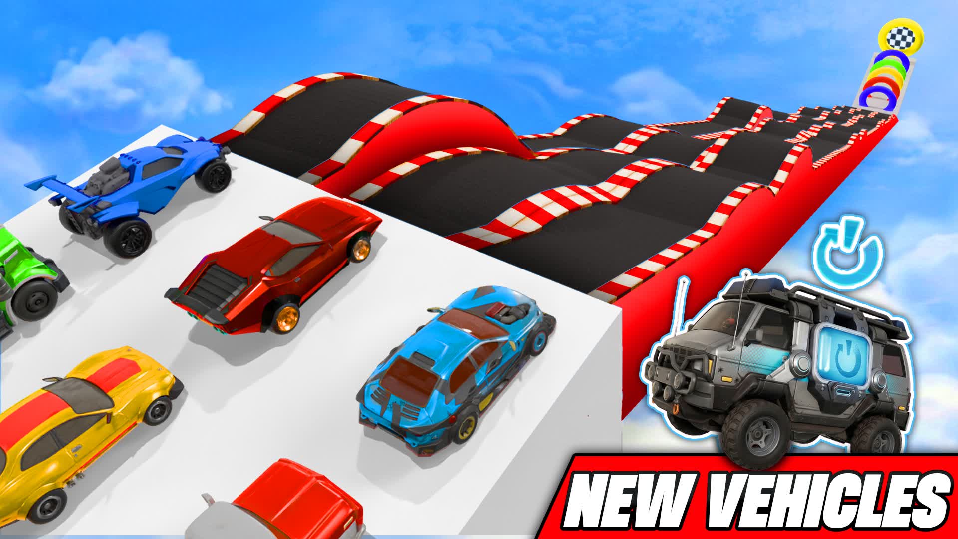 ULTIMATE MEGA RAMP - 5 RAMP TYPES 🛹