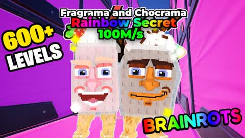 ⭐Secret Brainrot Parkour 600+ Expe Slide