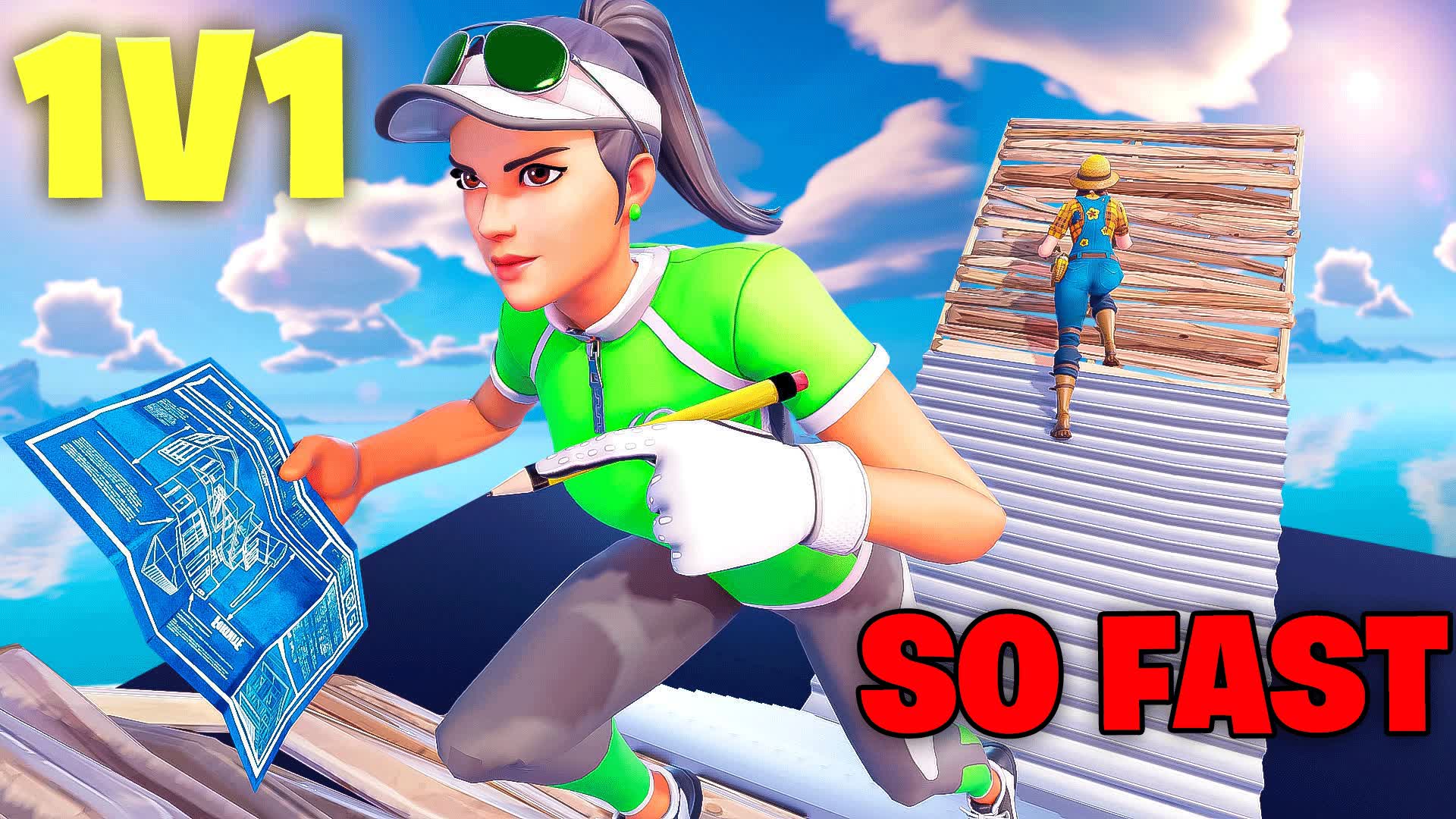 1v1 Build Fight Clean (200 Pumps) 🏋️‍♀️