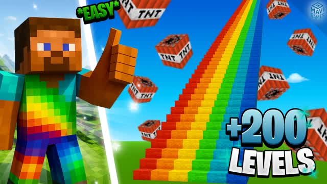 🌈MC GUYS EASY OBBY PARKOUR⭐