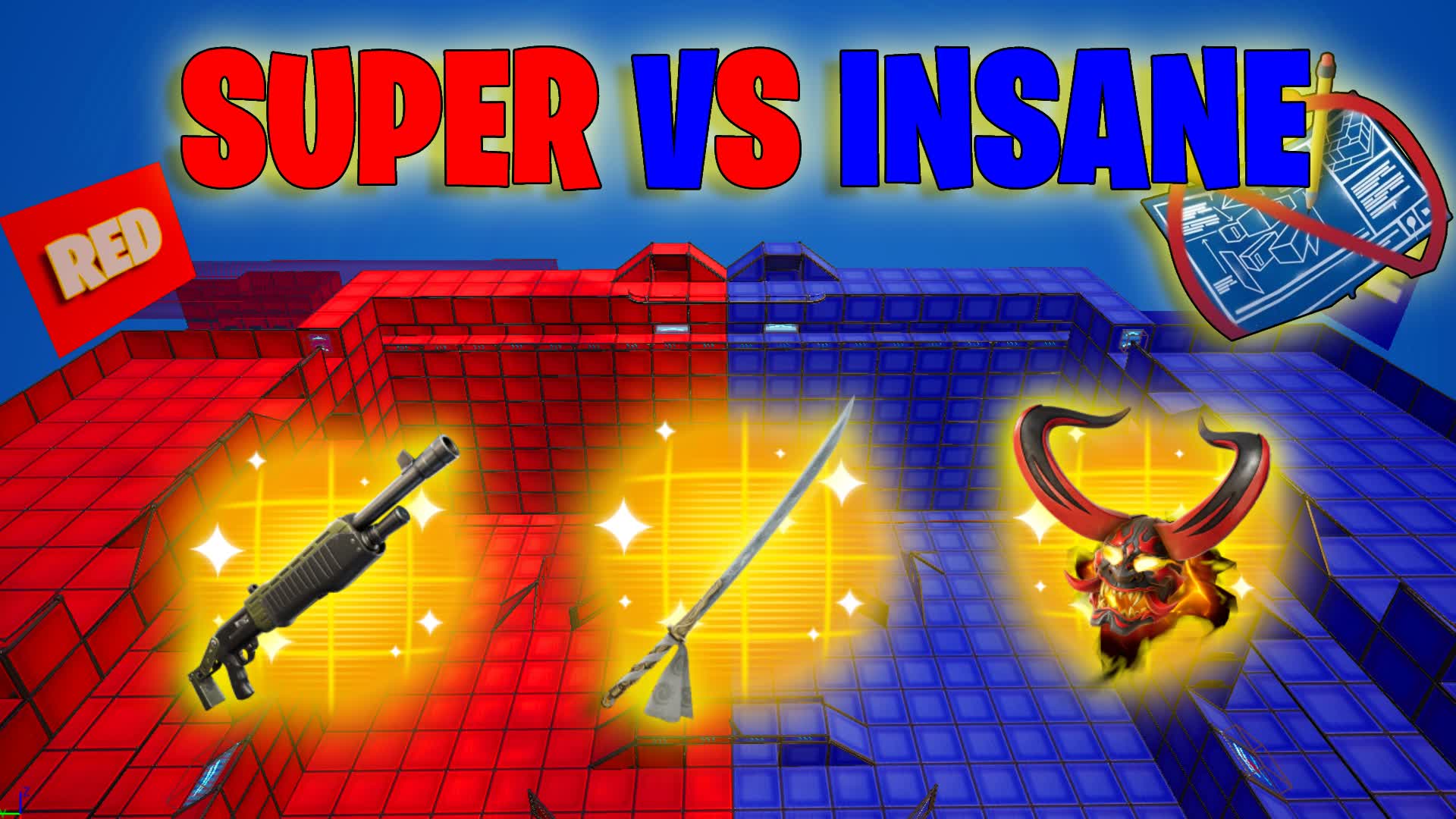 SUPER INSANE RED VS BLUE ZERO BUILD 🔴🔵 2415-4548-1956 من ابتكار c4t4 ...