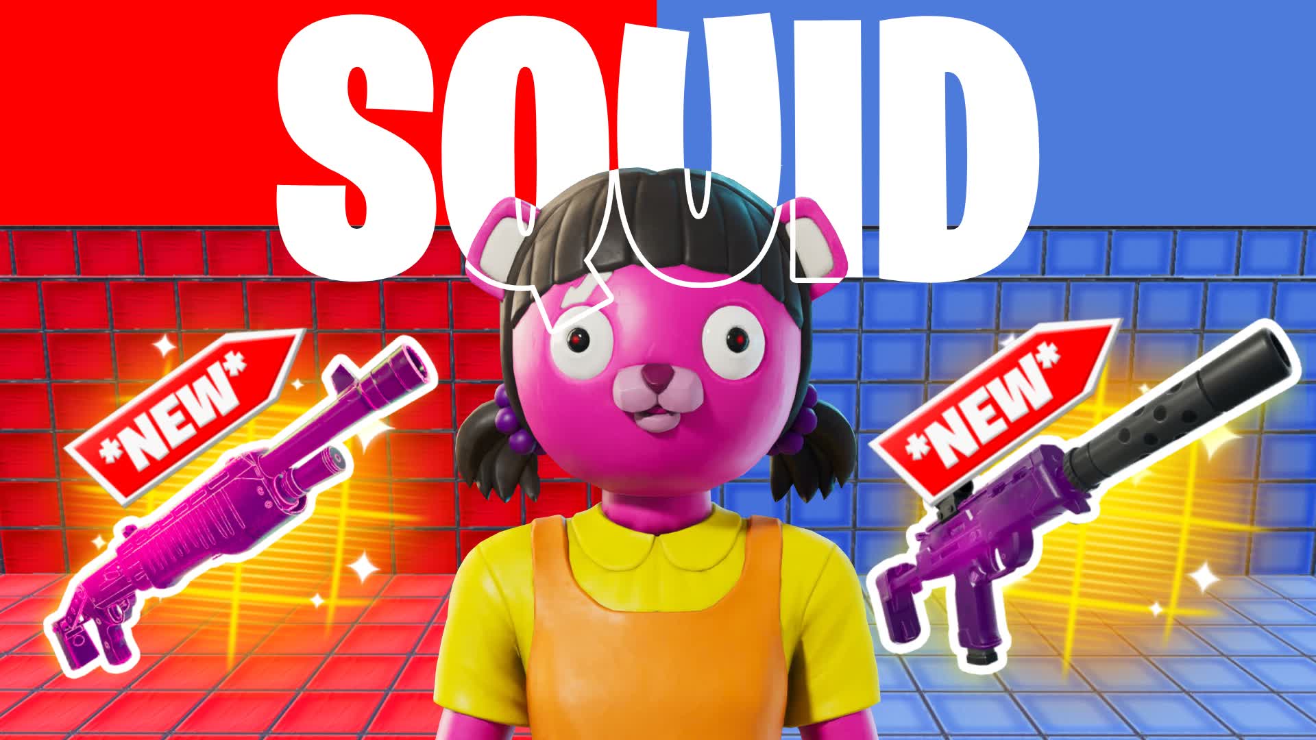 SQUID GAME RED VS BLUE 🔴🔵 1V1 FFA