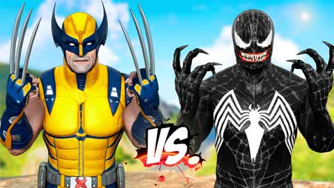 WOLVERINE vs VENOM 🕷️🟡 HERO vs VILLAIN