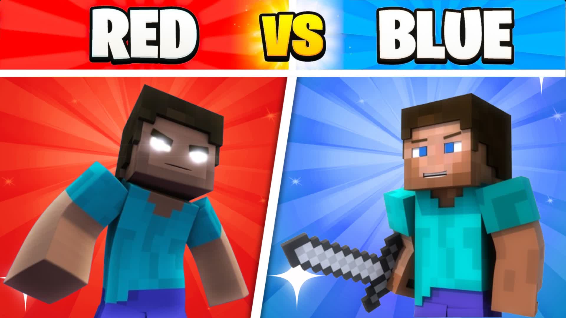 MINECRAFT 🔴RED VS BLUE🔵