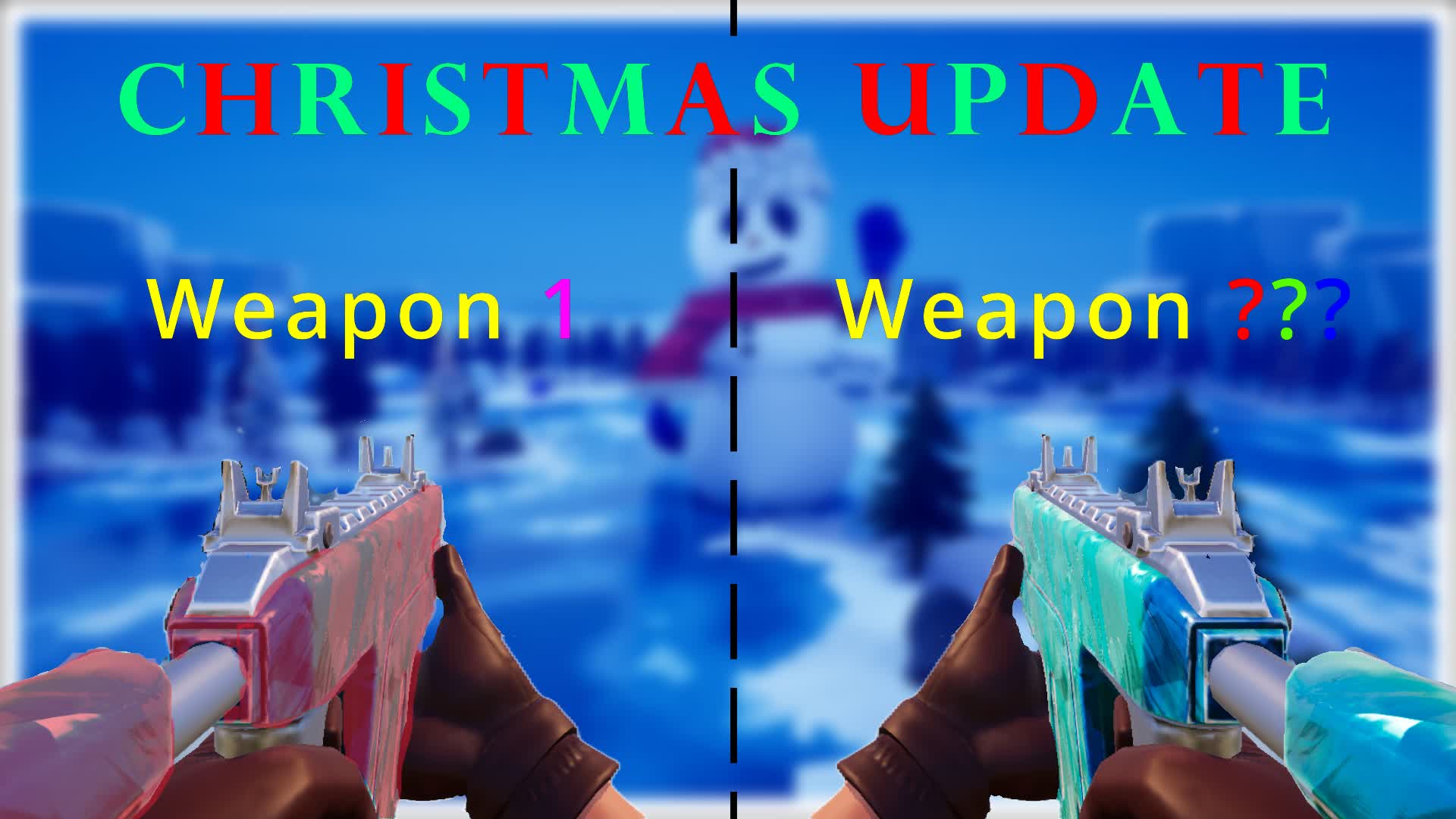 Christmas First Person One Shot Gun Game