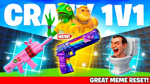 CRAZY 1V1 FFA - ALL GUNS & RIDES