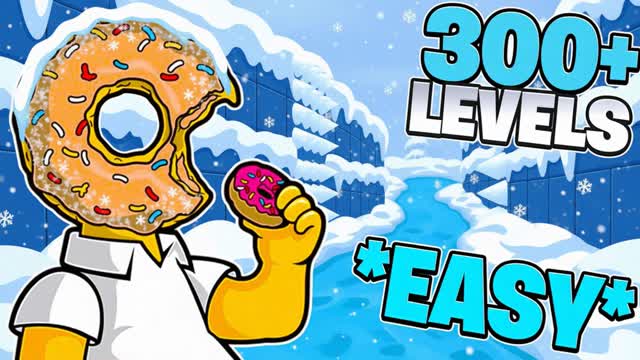 ⛄​SIMPSONS WINTER EASY PARKOUR 300+❄️​