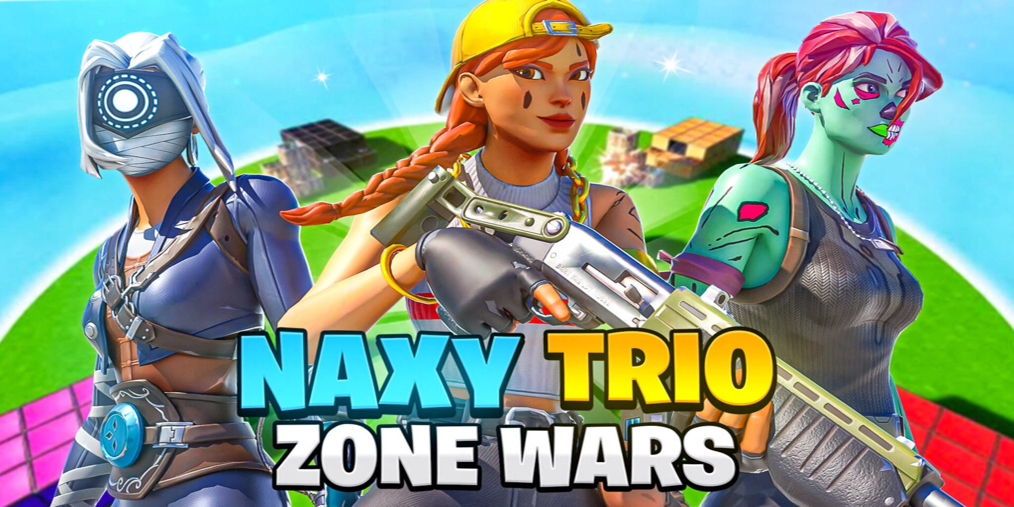 TRIO ZONE WARS 9323-3717-1354 by naxy - Fortnite Creative Map Code ...