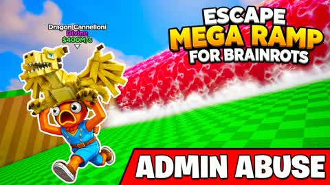 Escape Mega Ramp For Brainrots