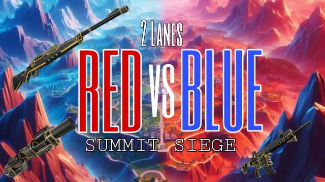 Capture 1 – Red VS Blue: Summit Siege (2 Lanes)