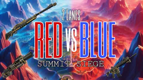 Red VS Blue: Summit Siege (2 Lanes)
