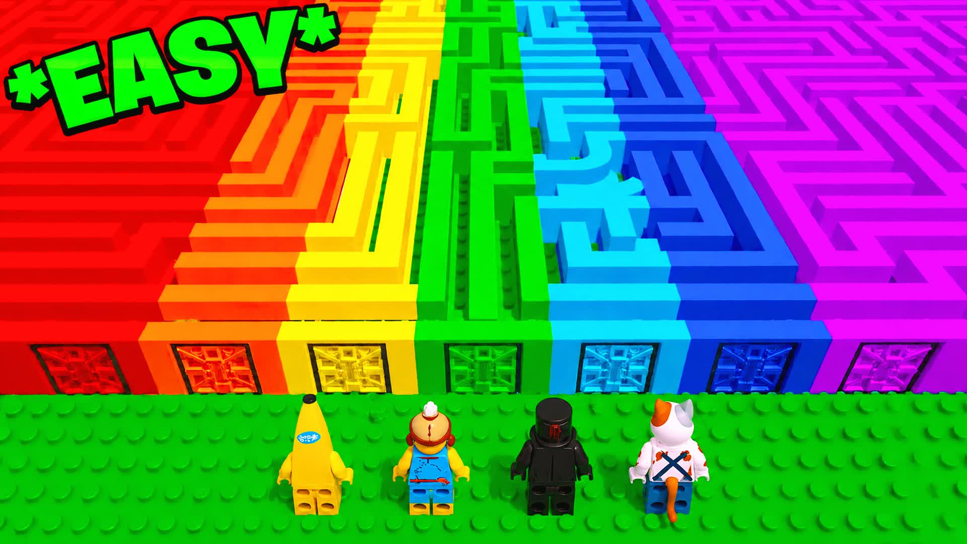 FUN BRICK OBBY PARKOUR 🌈🏆😎