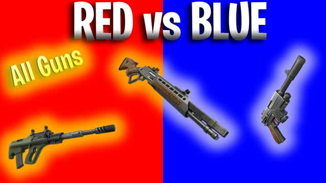 🔴 RED VS BLUE 🔵 | All Weapons ✨