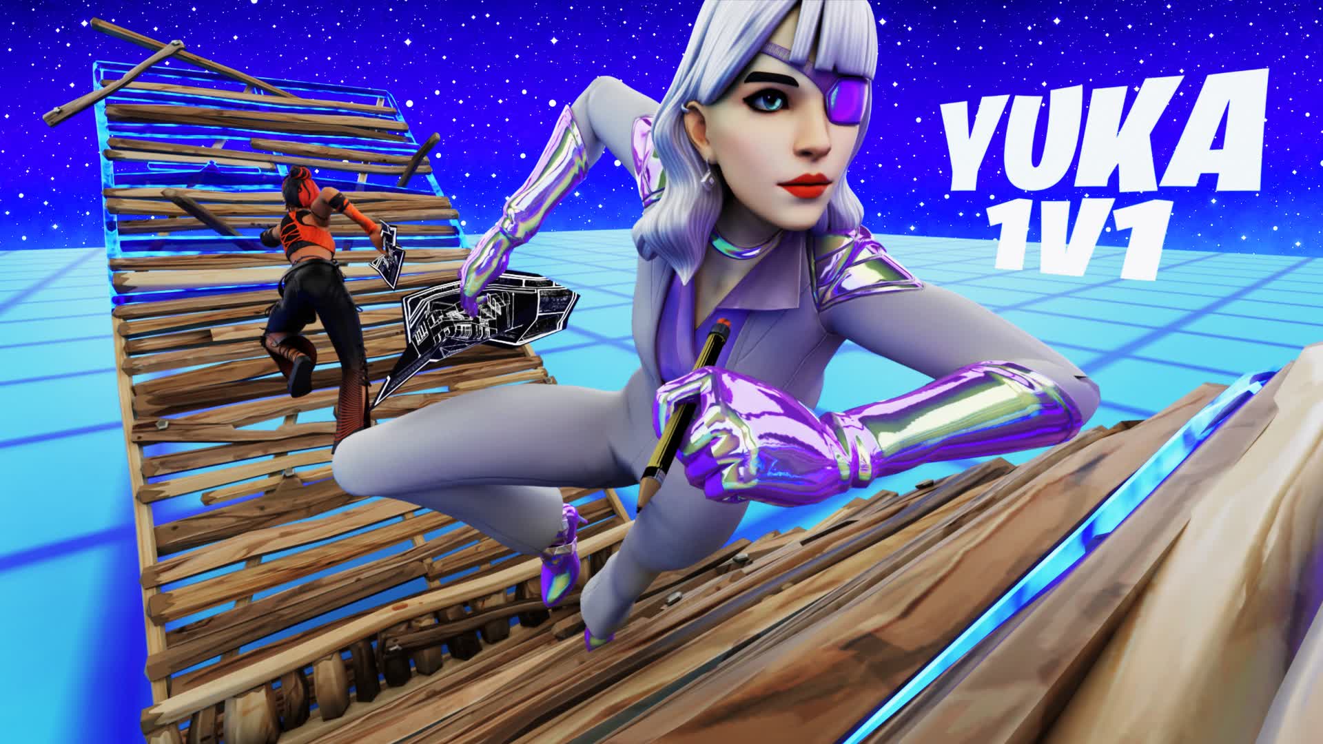 YUKA 1V1 BUILD FIGHTS  ( 200 POMPES )