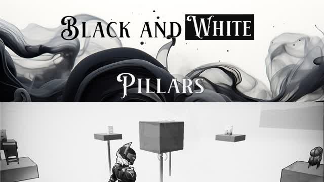 Pillars Black and White