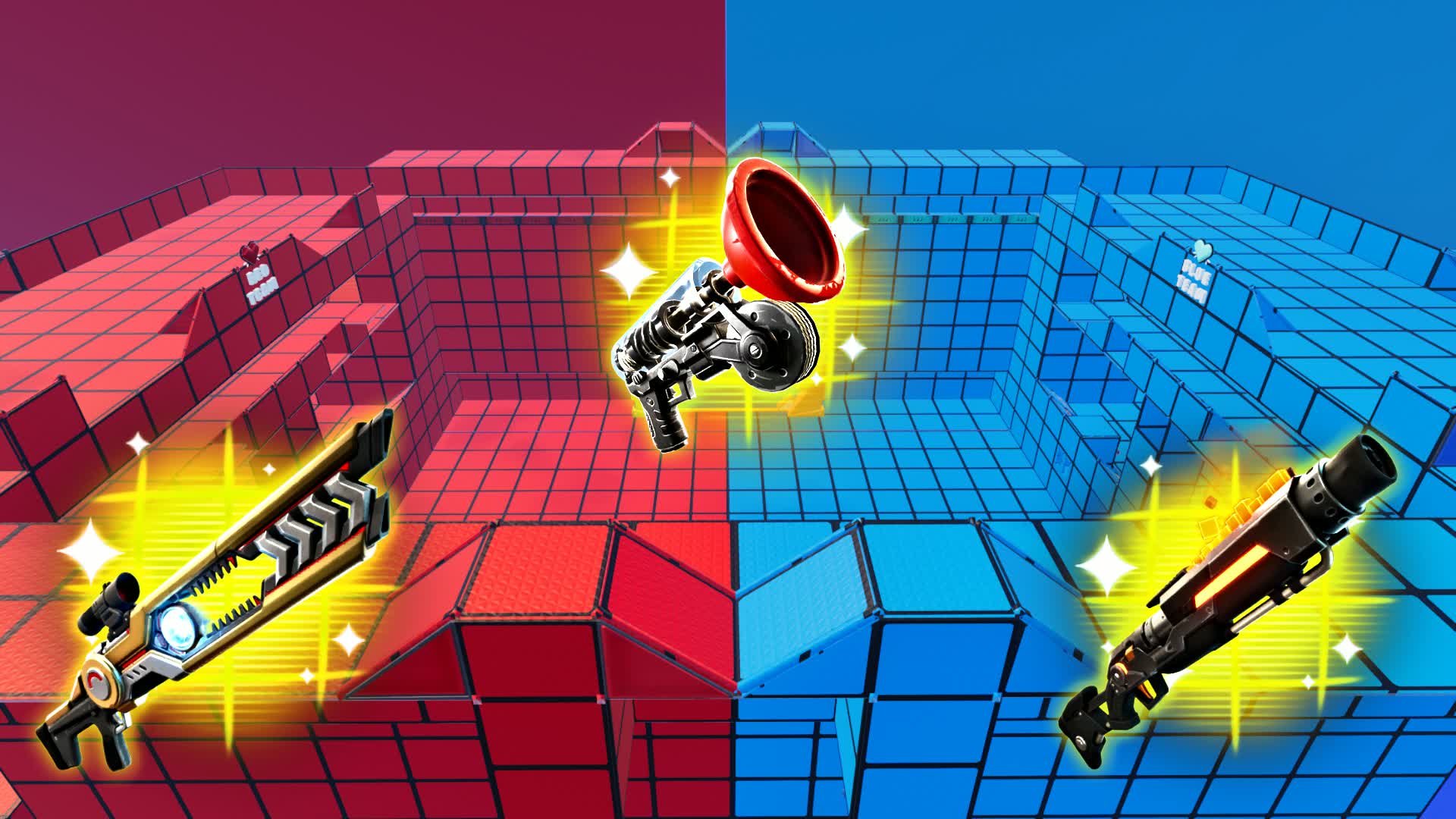 スーパーレッド対ブルー🔴🔵マッシャー⚔️