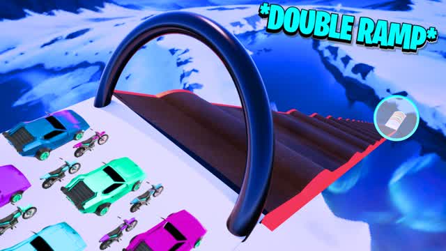 DOUBLE CARS MEGA RAMP