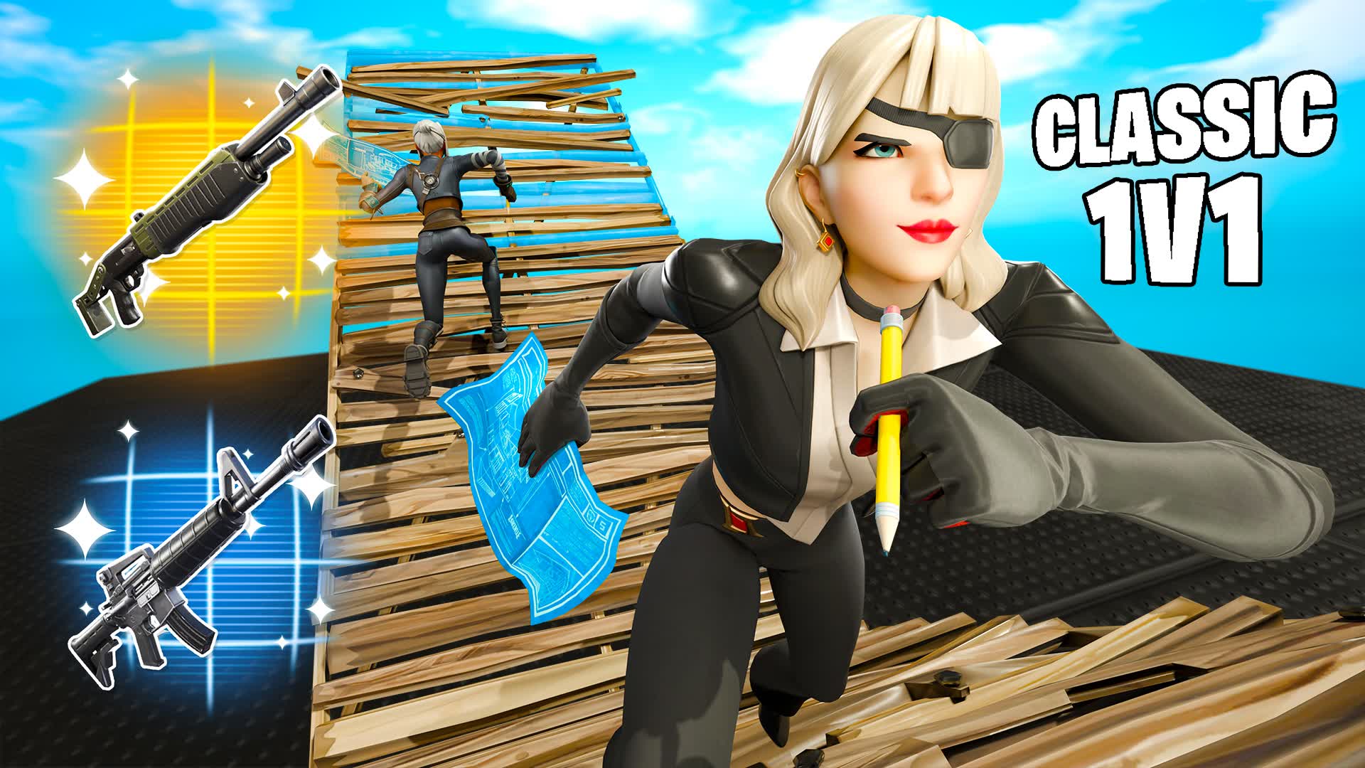 CLASSIC 1V1 BUILD FIGHTS (1 PUMPS)